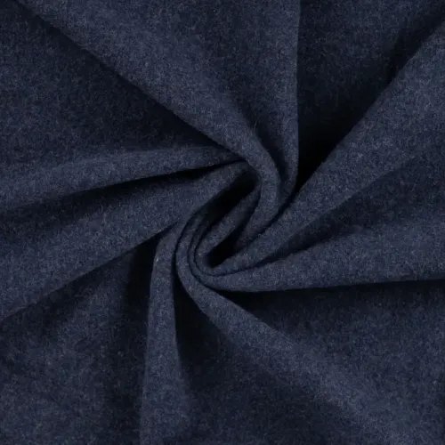 Merino Wool Navy meliert