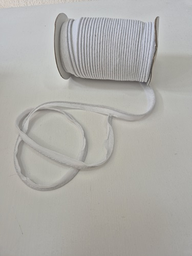 Paspelband 3mm weiss - Baumwolle