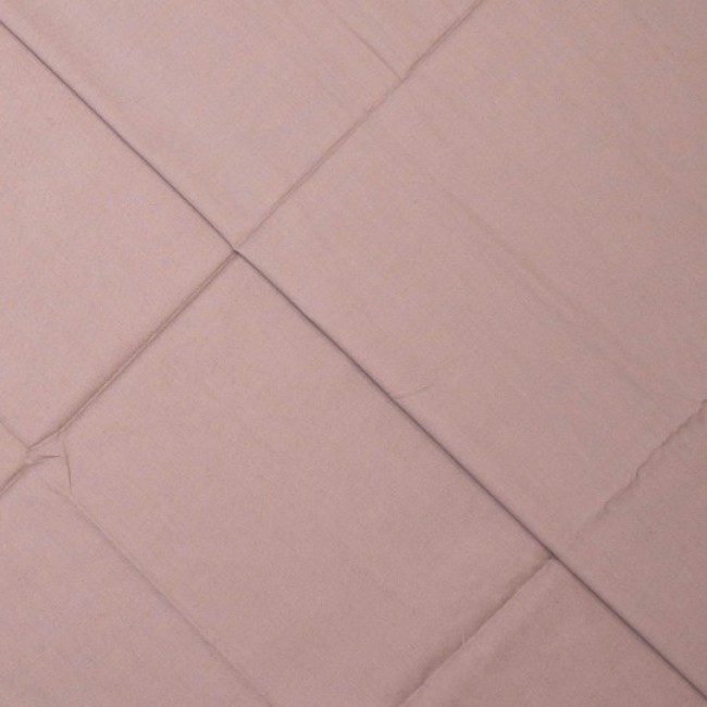 Baumwoll- Poplin uni - silver mink (braungrau)