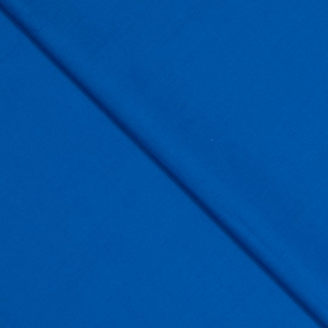 Baumwoll- Poplin uni royalblau