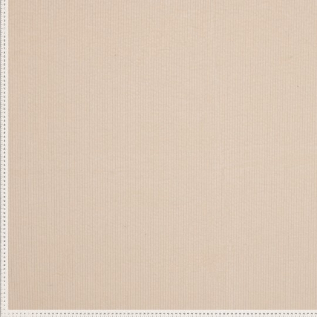 Breit Cord Stoff Uni creme -OEKO-TEX