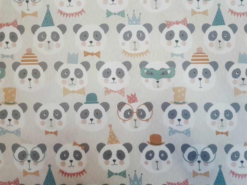 Pandas von Clarke & Clarke Wachstuch