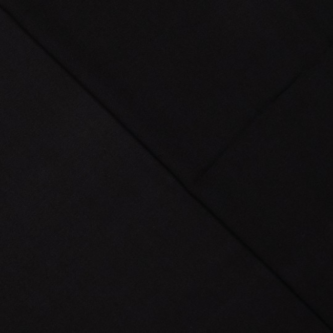 Woven viskose plain schwarz
