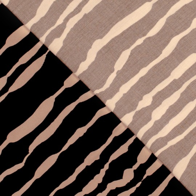 gewebte Viskose Zebra