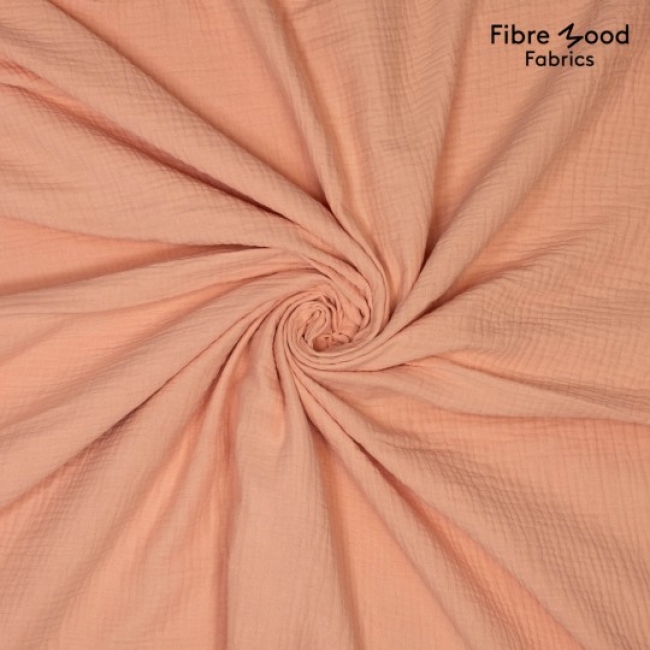 Fibre Mood Musselin 3 lagig - rosa