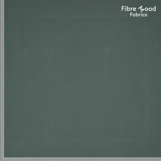 Fibre Mood - poplin Baumwolle stone washed tannengrün