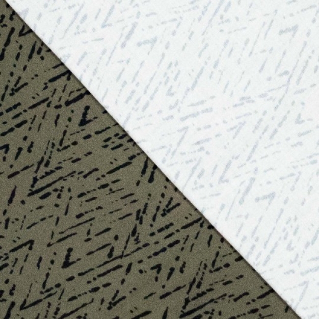 Woven viskose paint stripes