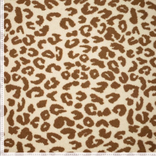 Teddy Leopard beige - caramel