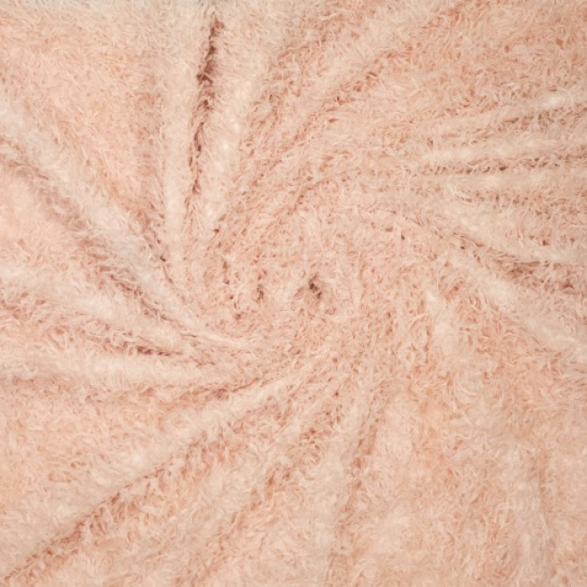 Federn Flauschstoff rosa