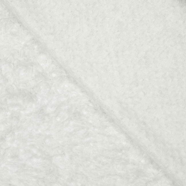 Federn Flauschstoff hellgrau