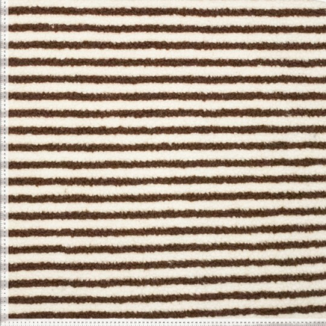 Knit pl teddy stripes