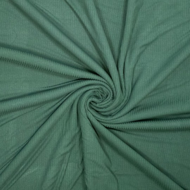 Fibre Mood - Knit bamboo/ea rib pine grove