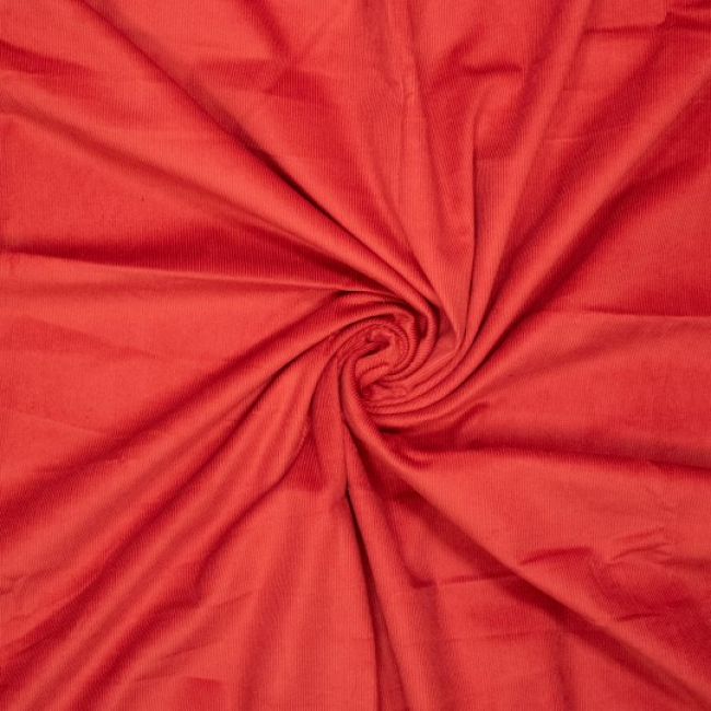 Fibre Mood woven co rib- Feincord tomate