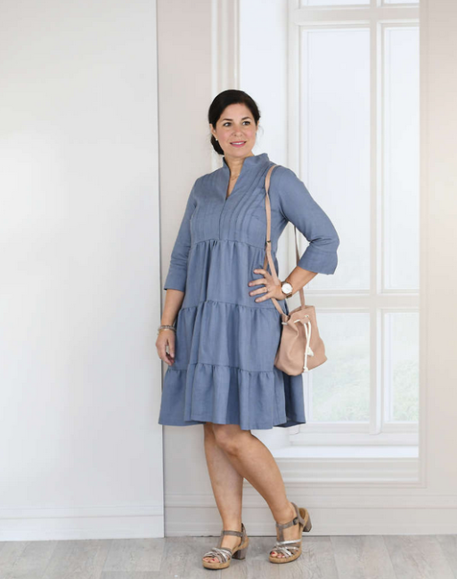 Biesen-Kleid & Tunika "Laurelia" women No.64