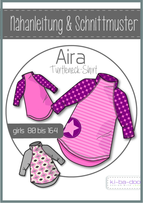 AIRA Turtleneck Raglanshirt