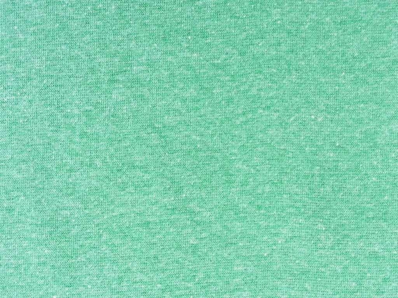 Glattes Bündchen - leuchtend türkisgrün meliert