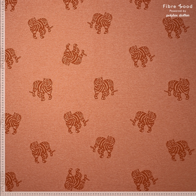 Fibre Mood Jacquard Baumwolle Tiger Brown