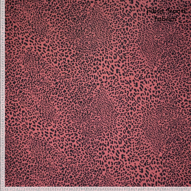 Fibre Mood knit co/pl rec. heavy jogging leopard