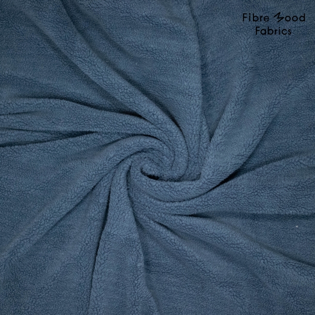 Fibre Mood knit polyester sheepskin jeans blau