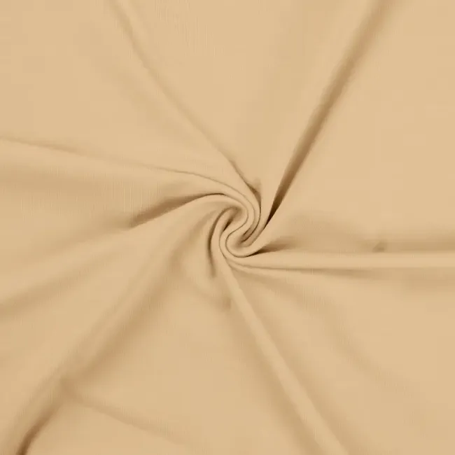 Baumwolljersey champagne uni