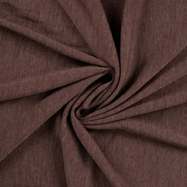 Merino Wool Jersey taupe meliert