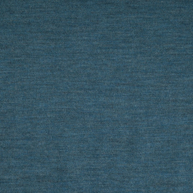 Merino Wool Jersey petrol meliert