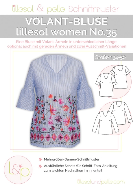 Volant-Bluse No.35