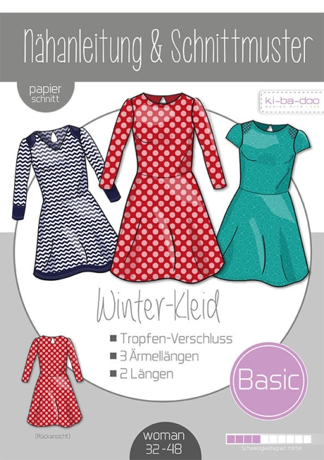 Basic Winterkleid Damen