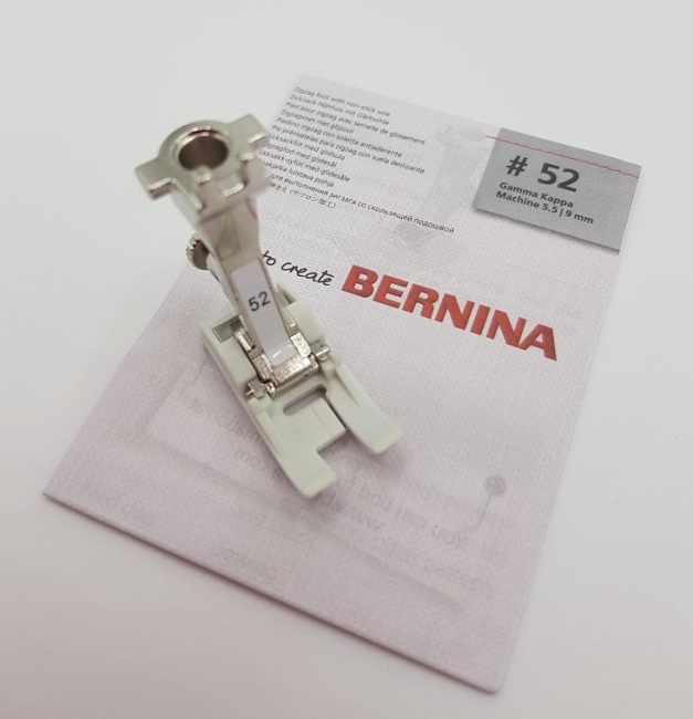 Bernina Zickzack Nähfuss mit Gleitsohle Nr.52 A