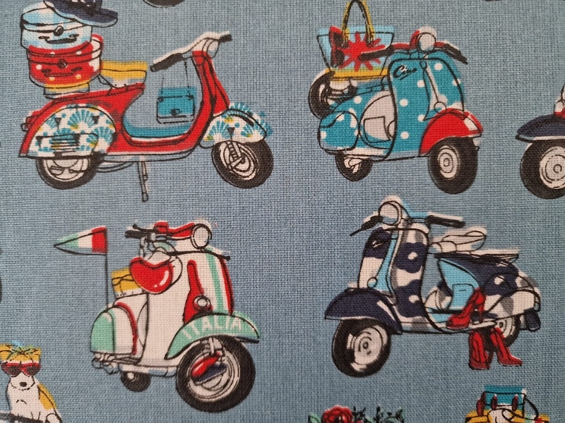 Baumwollstoff beschichtet Vespa