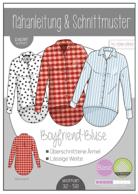 Boyfriend Bluse Die Boyfriend Bluse Gr. 32-58