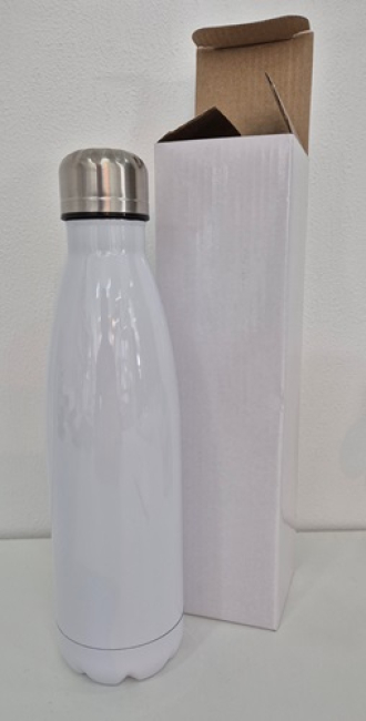 weisse Flasche 500ml Thermos -geeignet für Sublimation