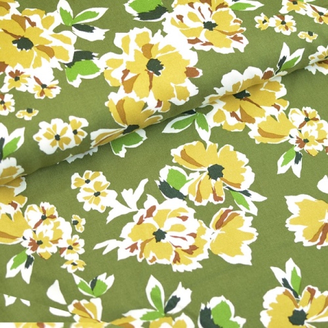 Twill Secret Garden Blumen