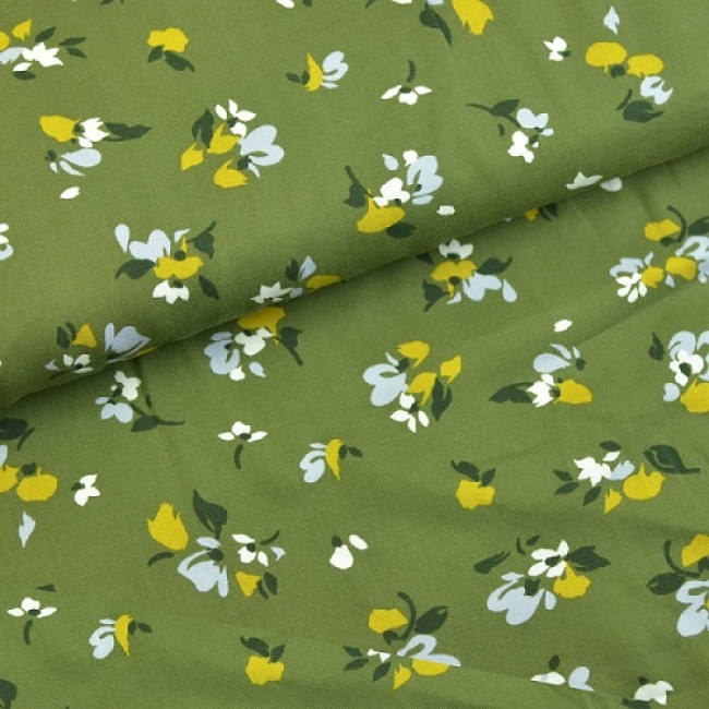 Twill Secret Garden Grosse Blumen