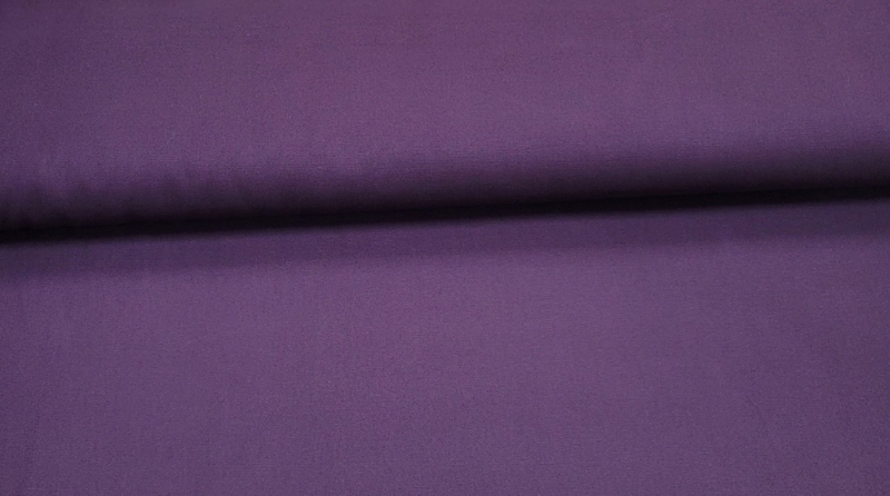 100% Canvas uni Farbe plum