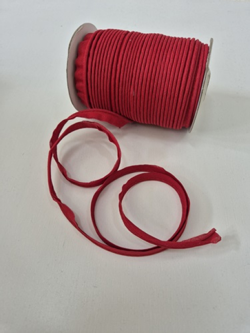 Paspelband 3mm rot - Baumwolle