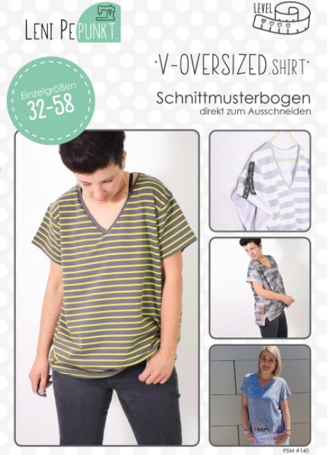 Leni Pepunkt Schnittmuster V-OVERSIZED.shirt