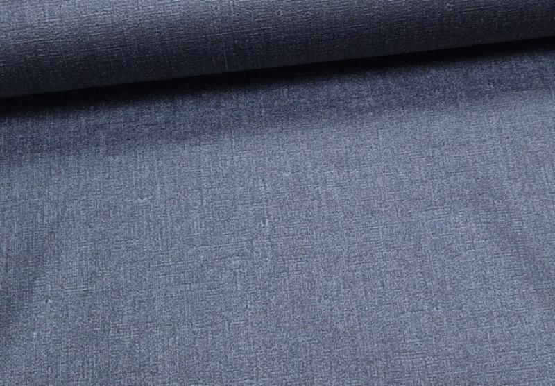Wachstuch Leinen Uni navy