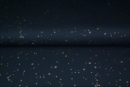 Jersey- Glitzer sparkle gold auf navy