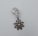 Schieber 6mm für Metallic Silber Blume